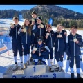 Skibob-WM Lenggries Siegerehrung Super G (1)